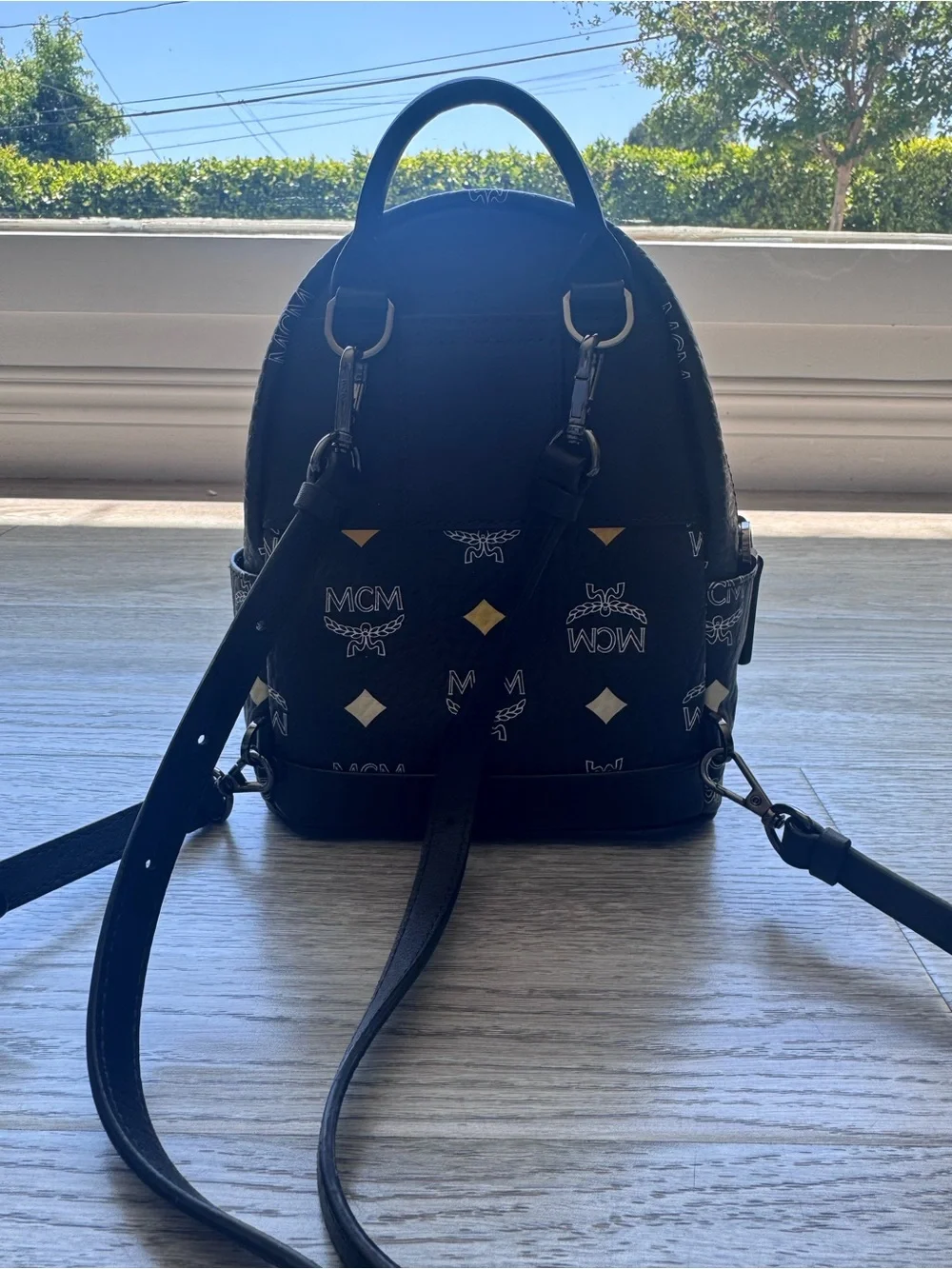 MCM Stark Bebe Boo Mini Backpack
